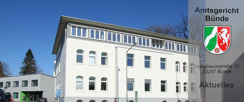Amtsgericht Bünde Aktuell