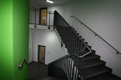 Treppenhaus im Anbau Treppenhaus im Anbau